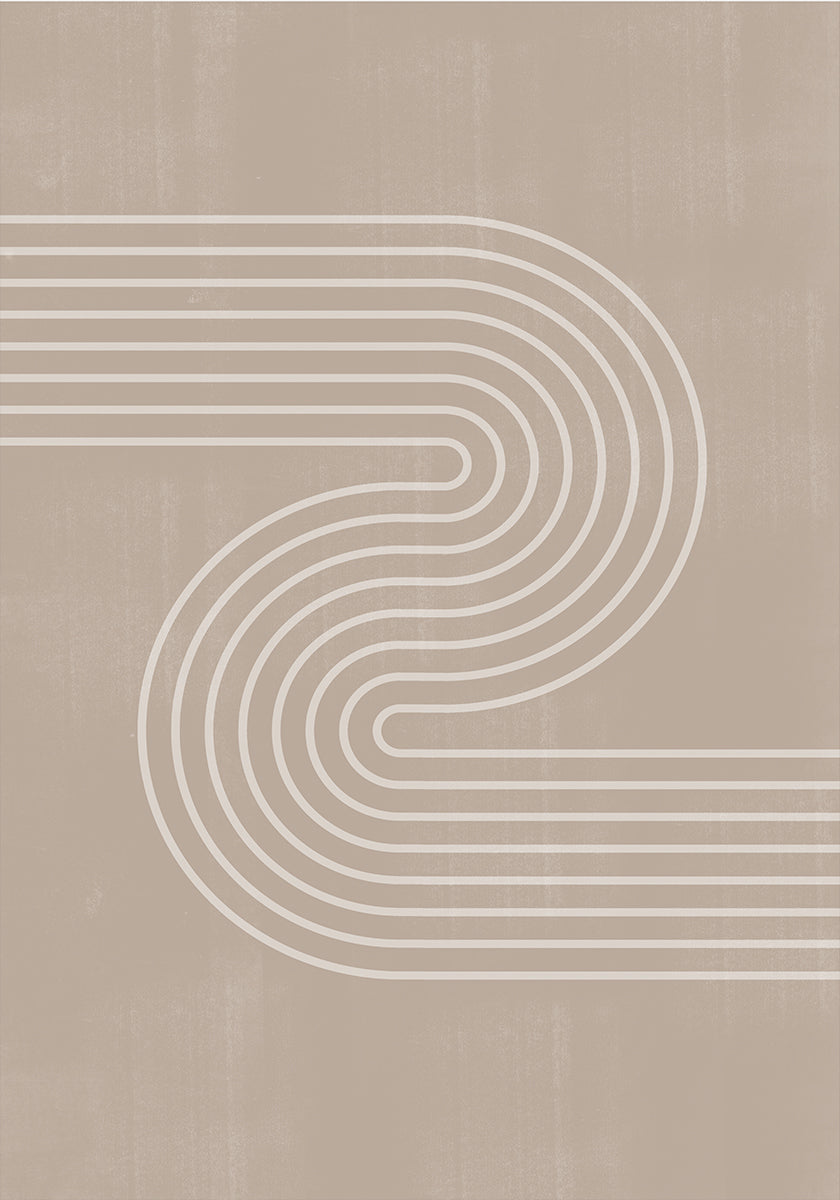 Curved Pathway Plakat