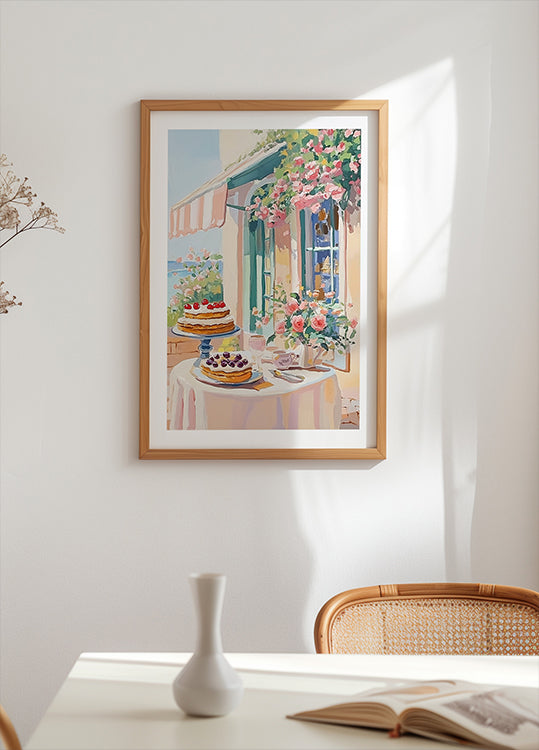 French Dessert Cafe Plakat