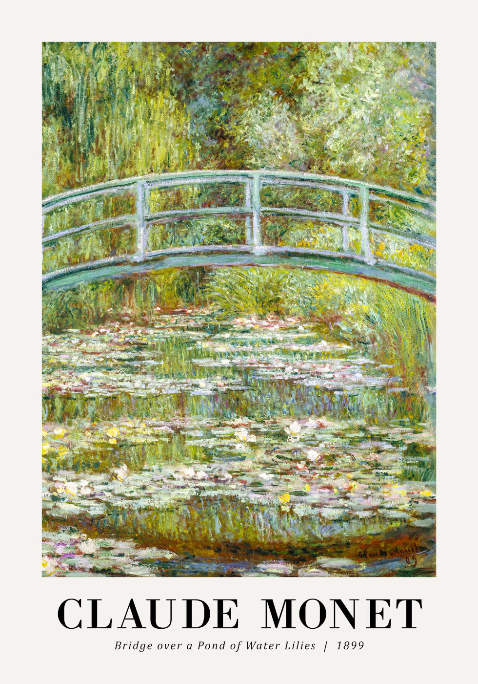 Monet Water Lily Pond Plakat - Posterbox.no