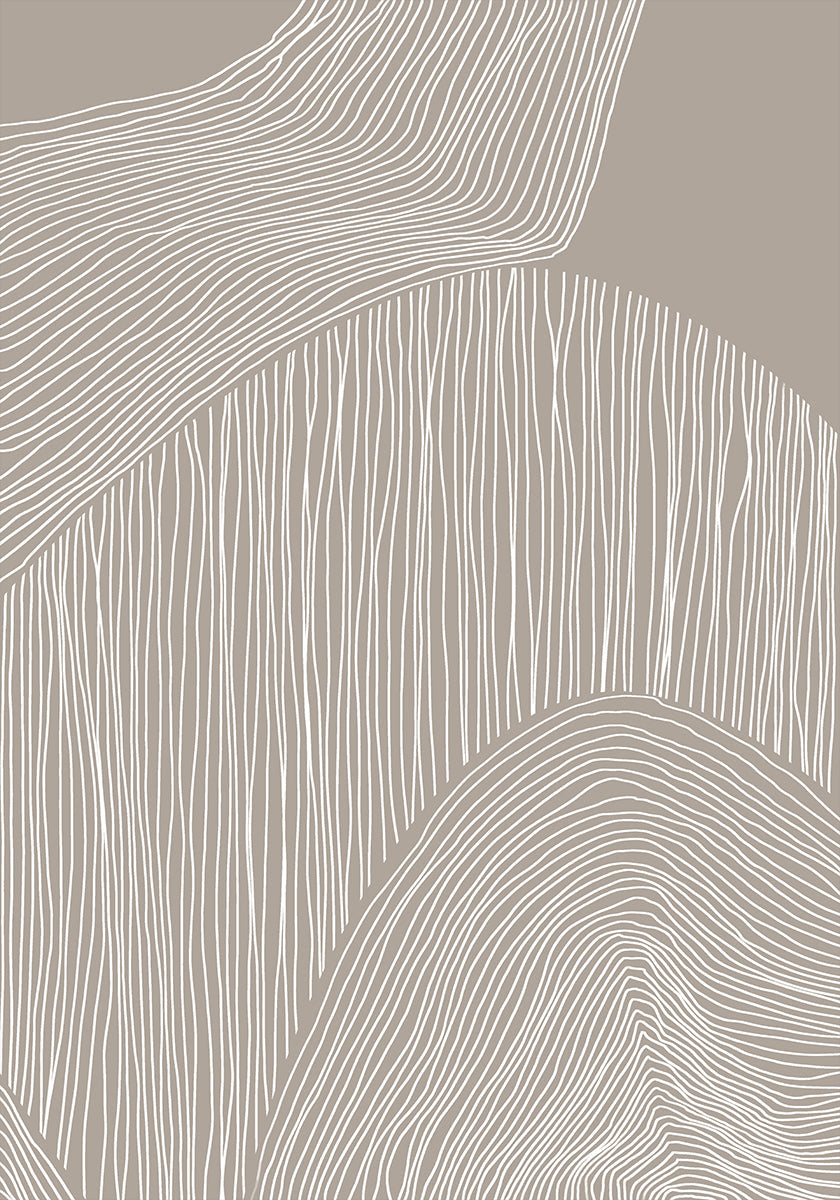 Abstract Organic Lines Plakat