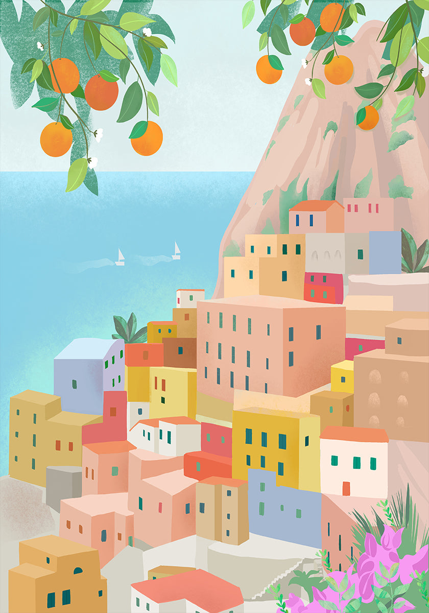 Amalfi Plakat
