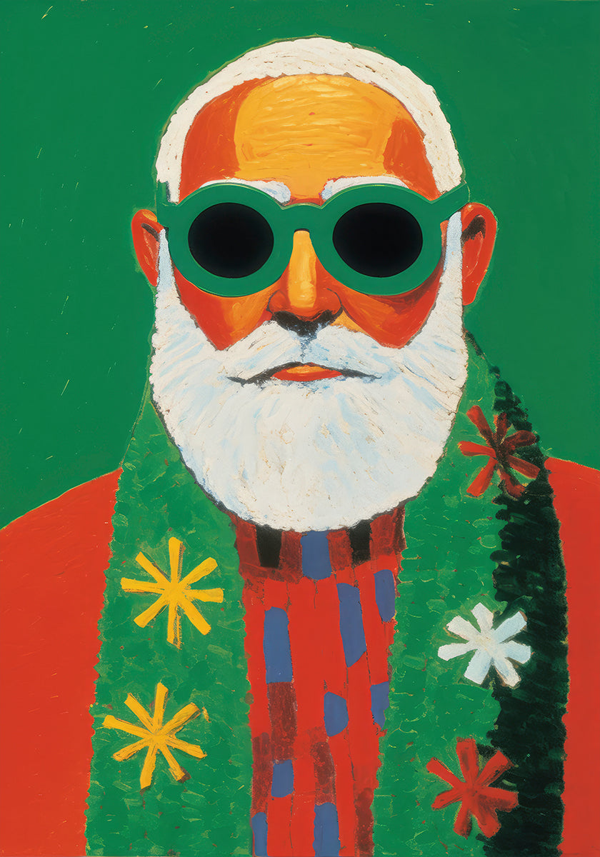 Sunny Santa Style Plakat