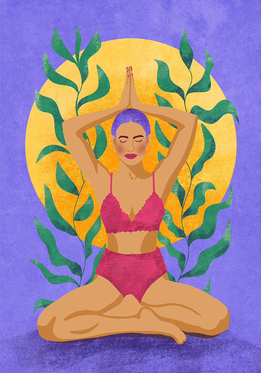 Meditation Plakat