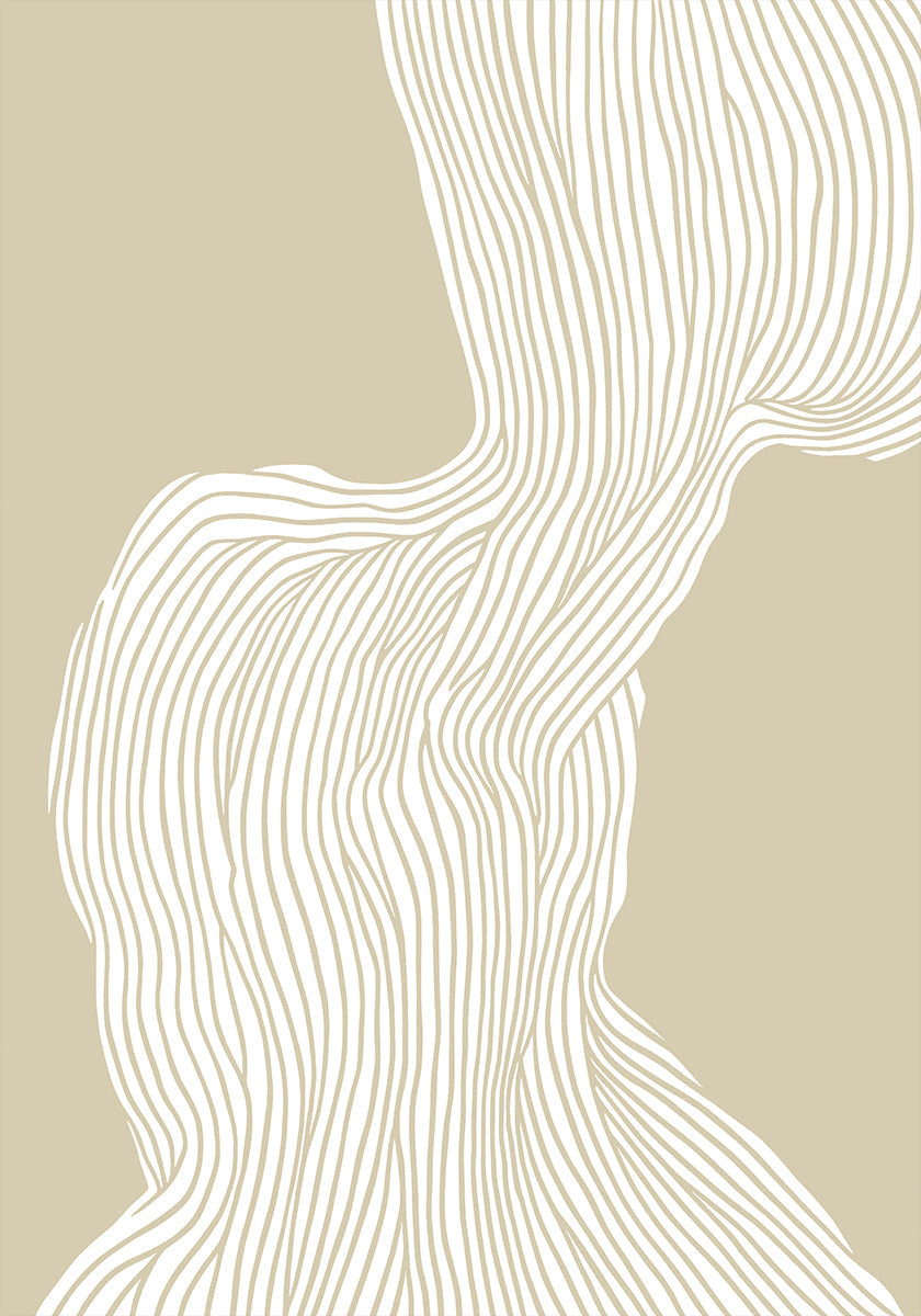 Flowing Linescape Plakat
