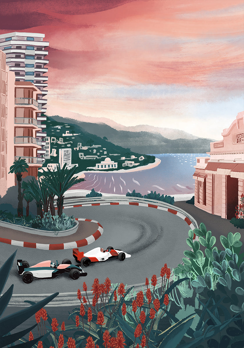 Monaco Circuit Plakat
