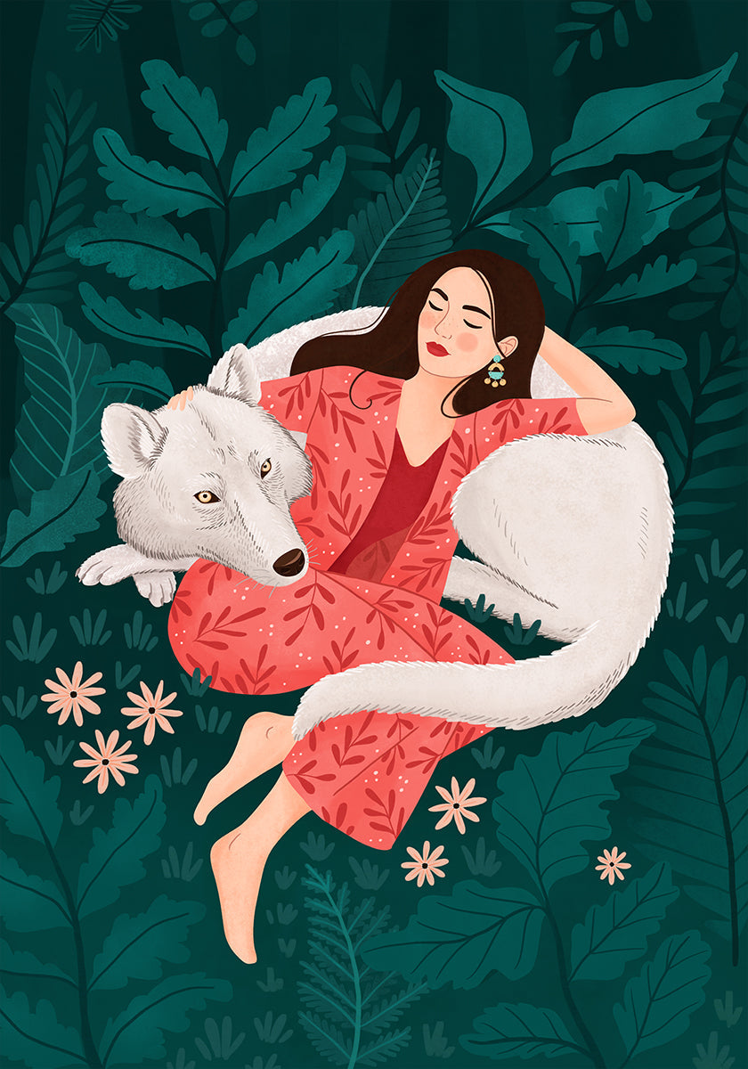 Polar Wolf Poster