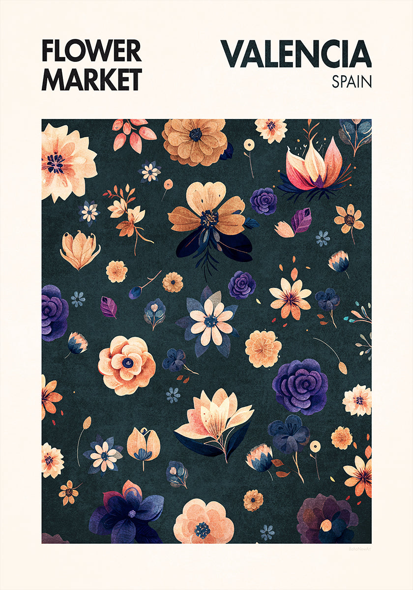 Blossoms of Valencia Plakat