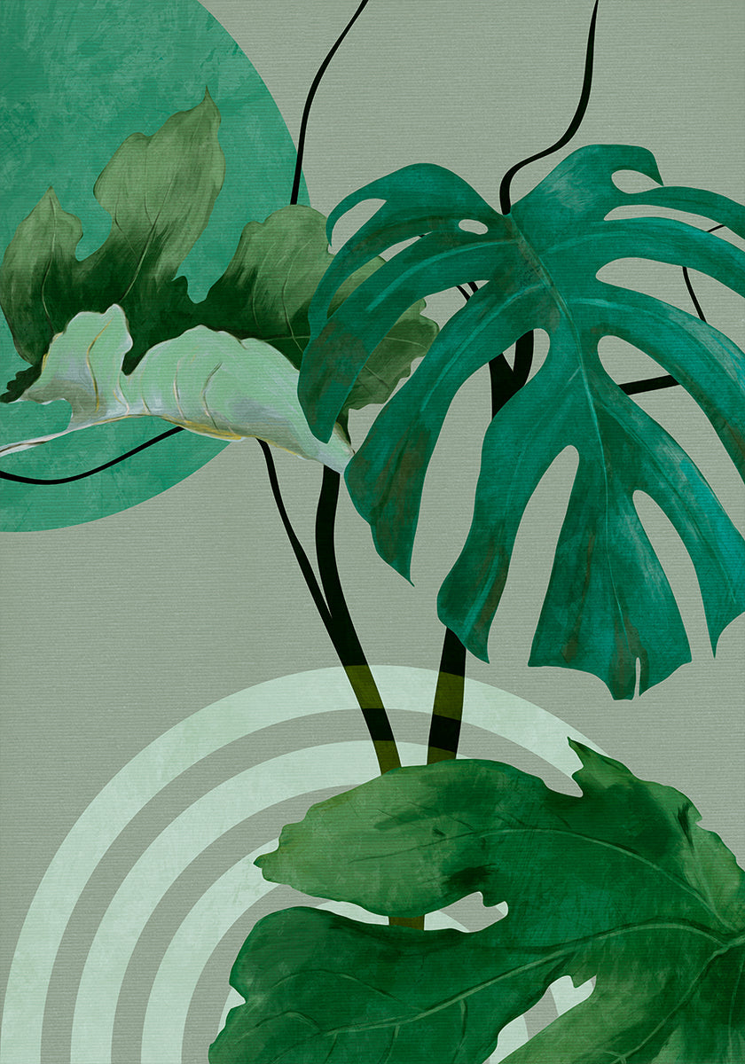 Leaves More 12 Kopie Plakat