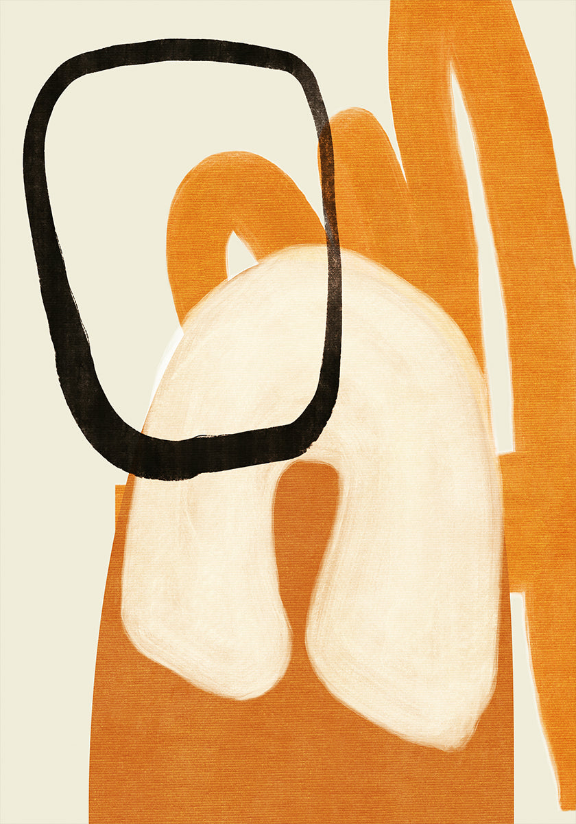 Painted Lines Desatur2 Kopie Plakat