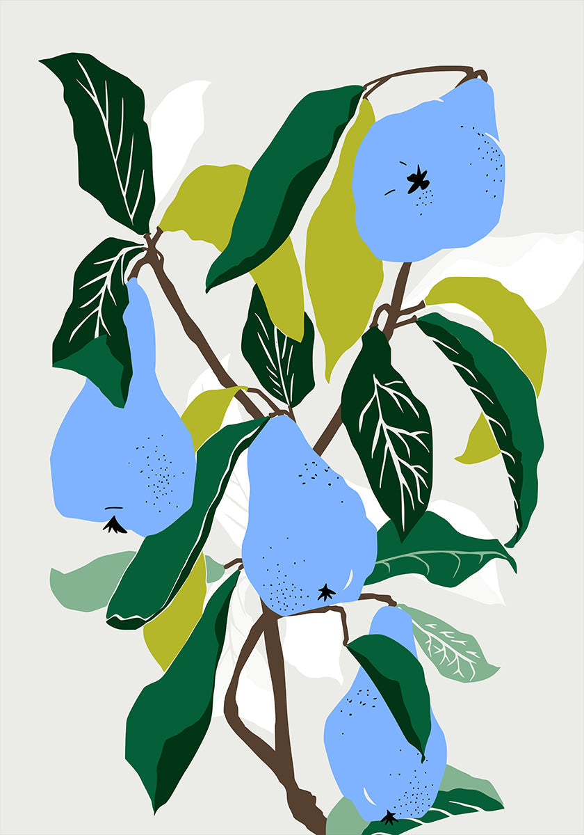 Blue Pears Plakat