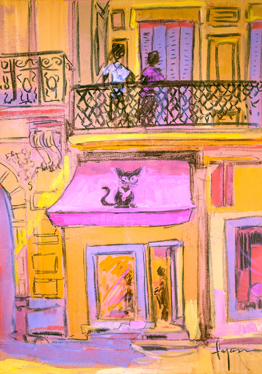 Balcony Stroll Plakat