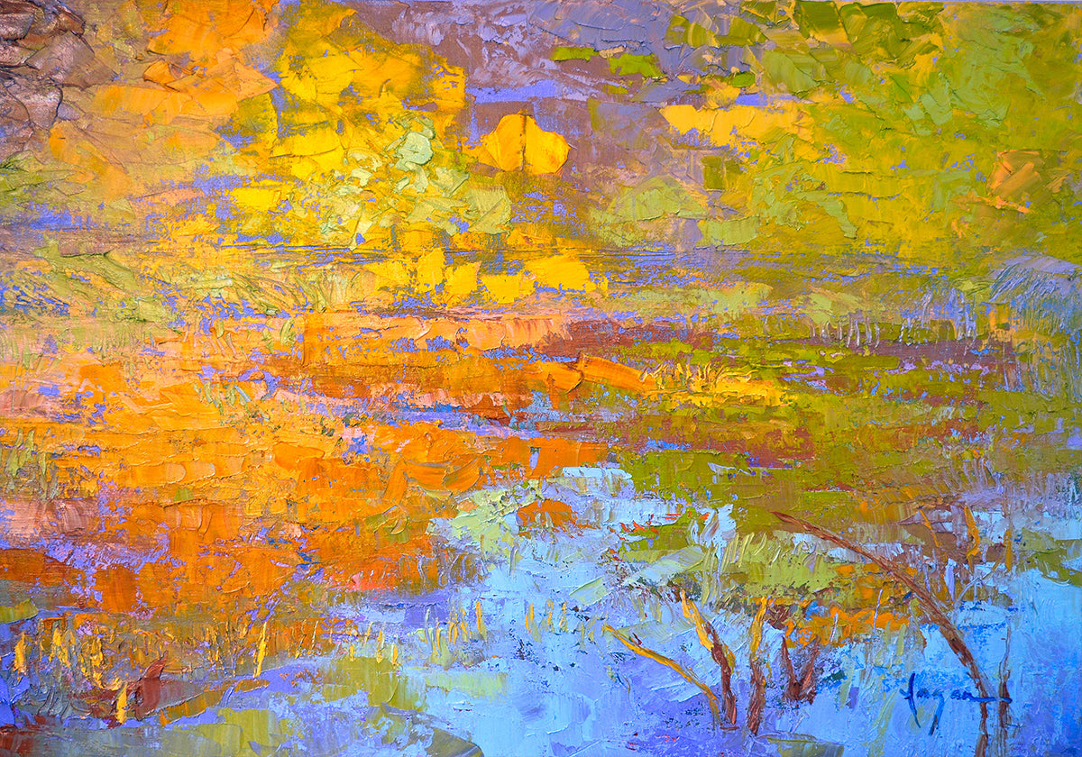 Golden Reflection Plakat