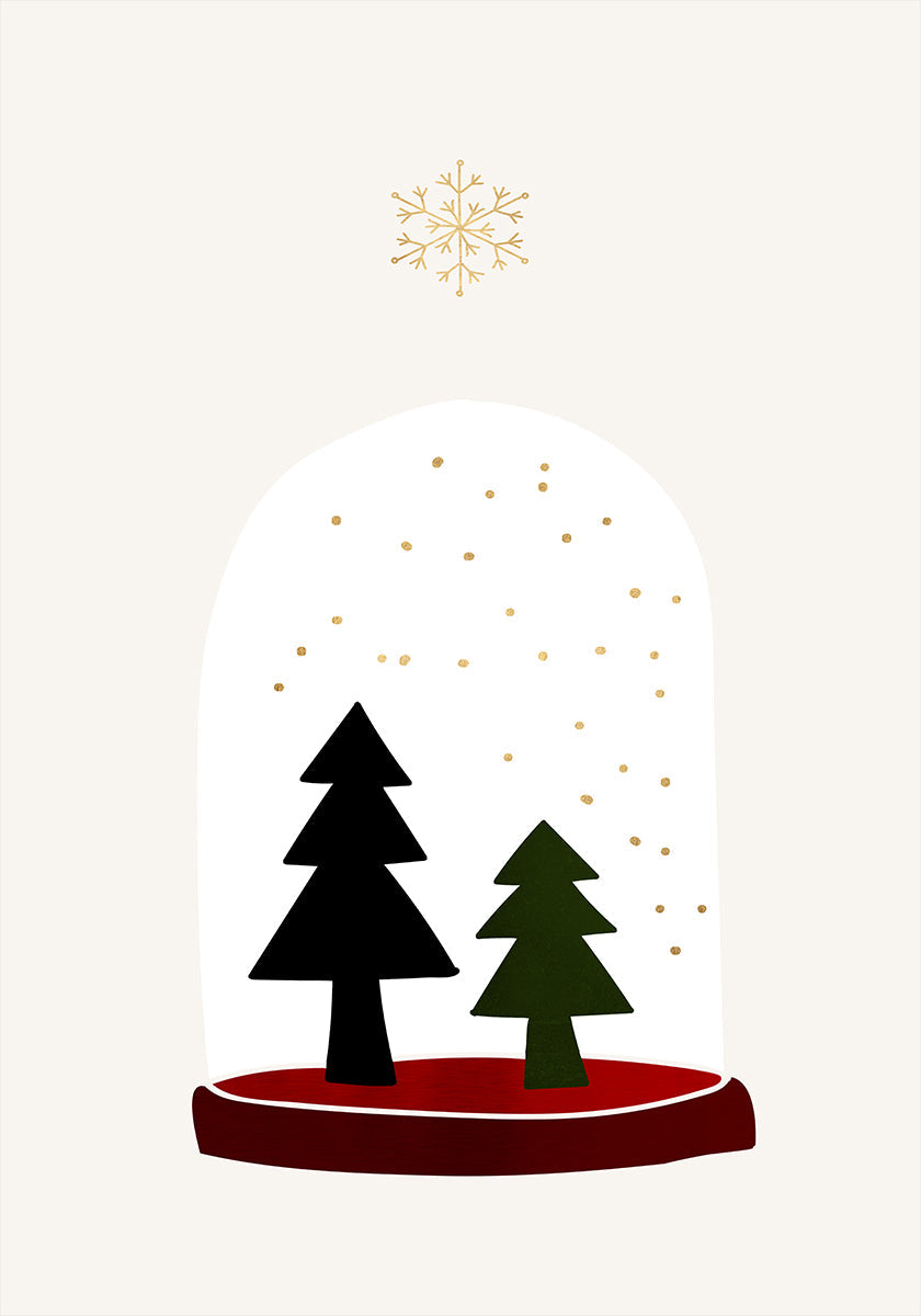 Dancing Snowflakes Plakat