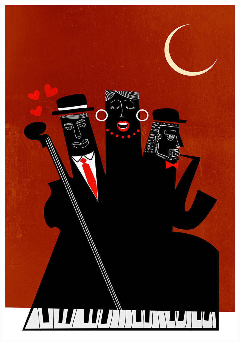 Singing Around the Christmas Tree Plakat