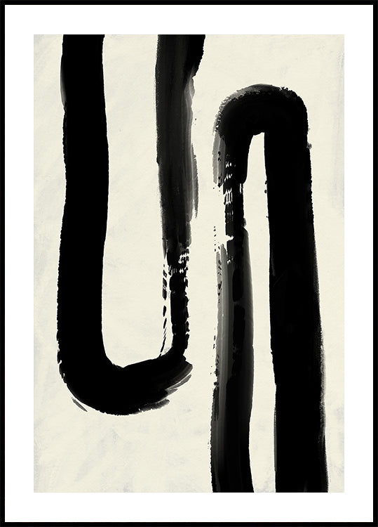 Monochrome Flow Plakat