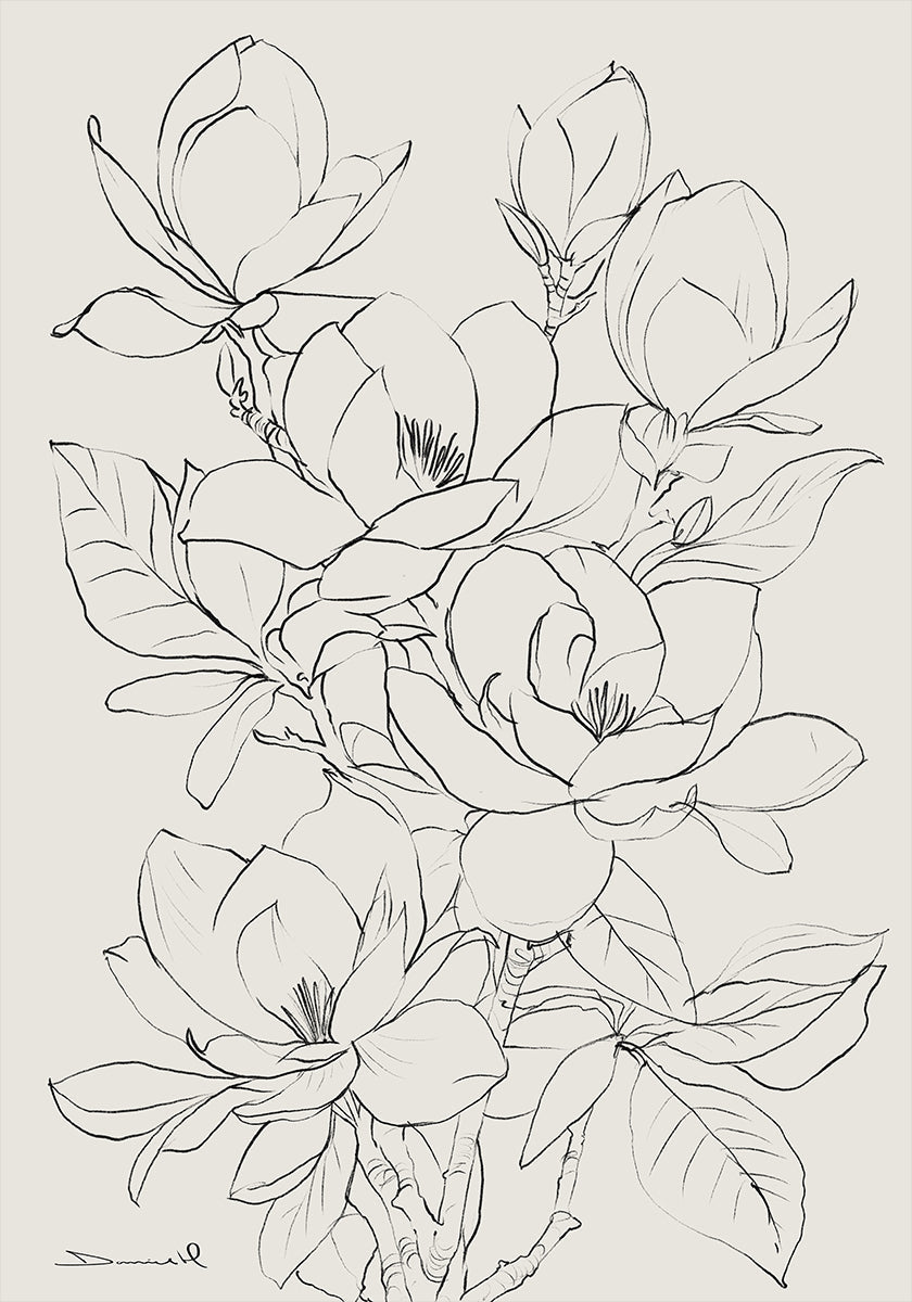 Magnolia Tree Plakat