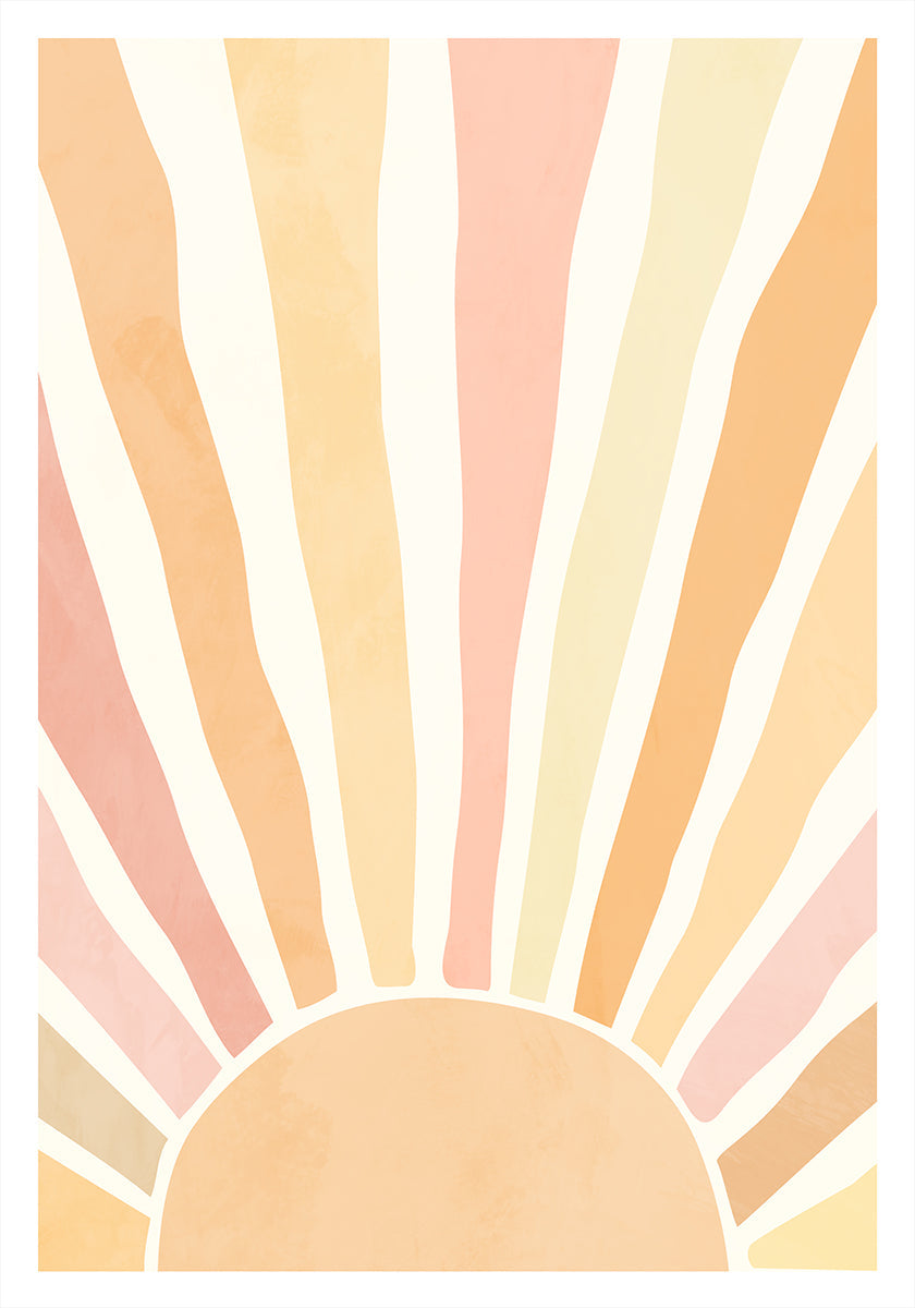 Boho sunrise Plakat