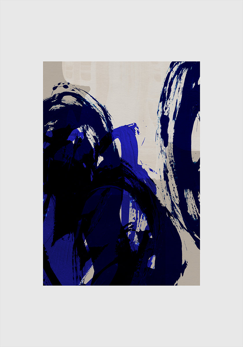 Abstract Brush Strokes 20 Plakat