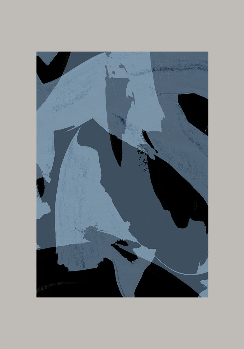 Abstract Brush Strokes 60Y Plakat