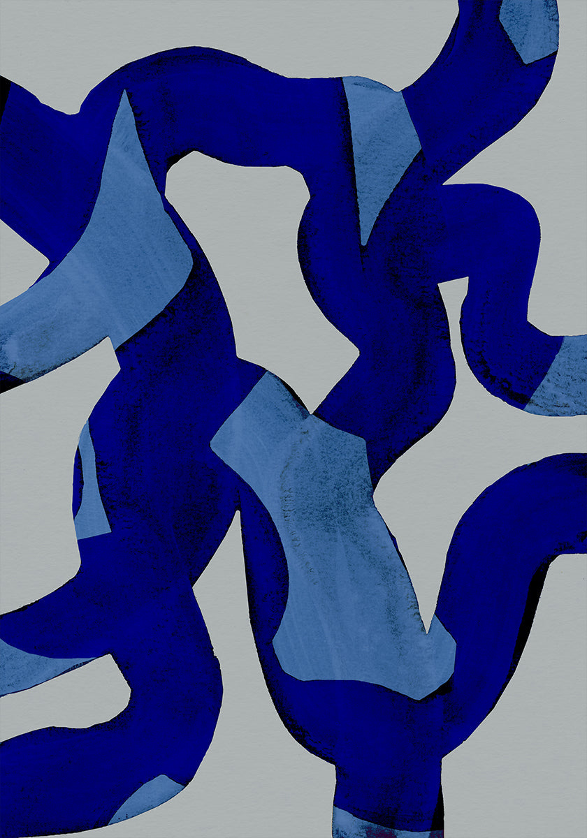 Abstract Brush Strokes 65X Plakat