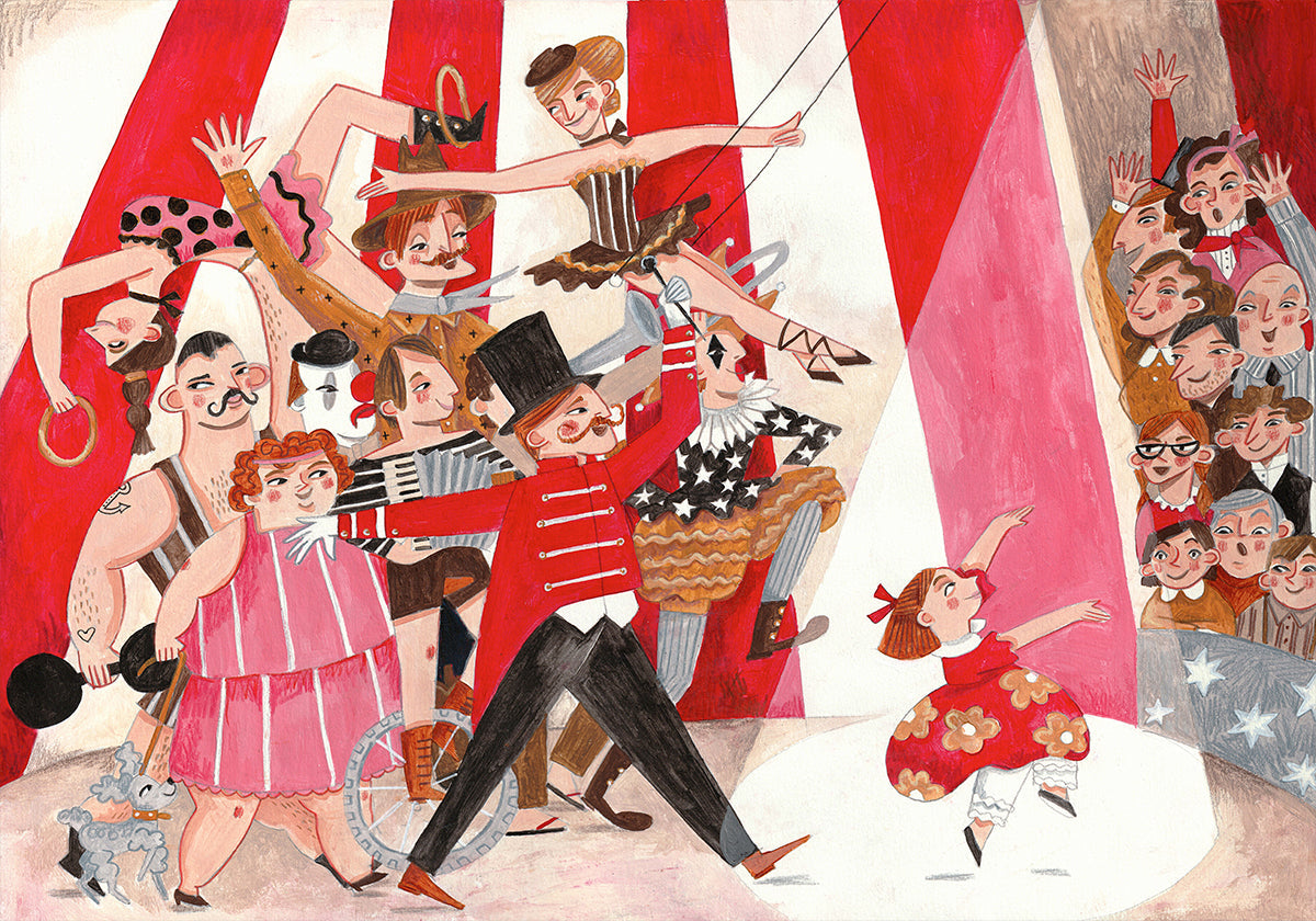 Circus in the city Plakat