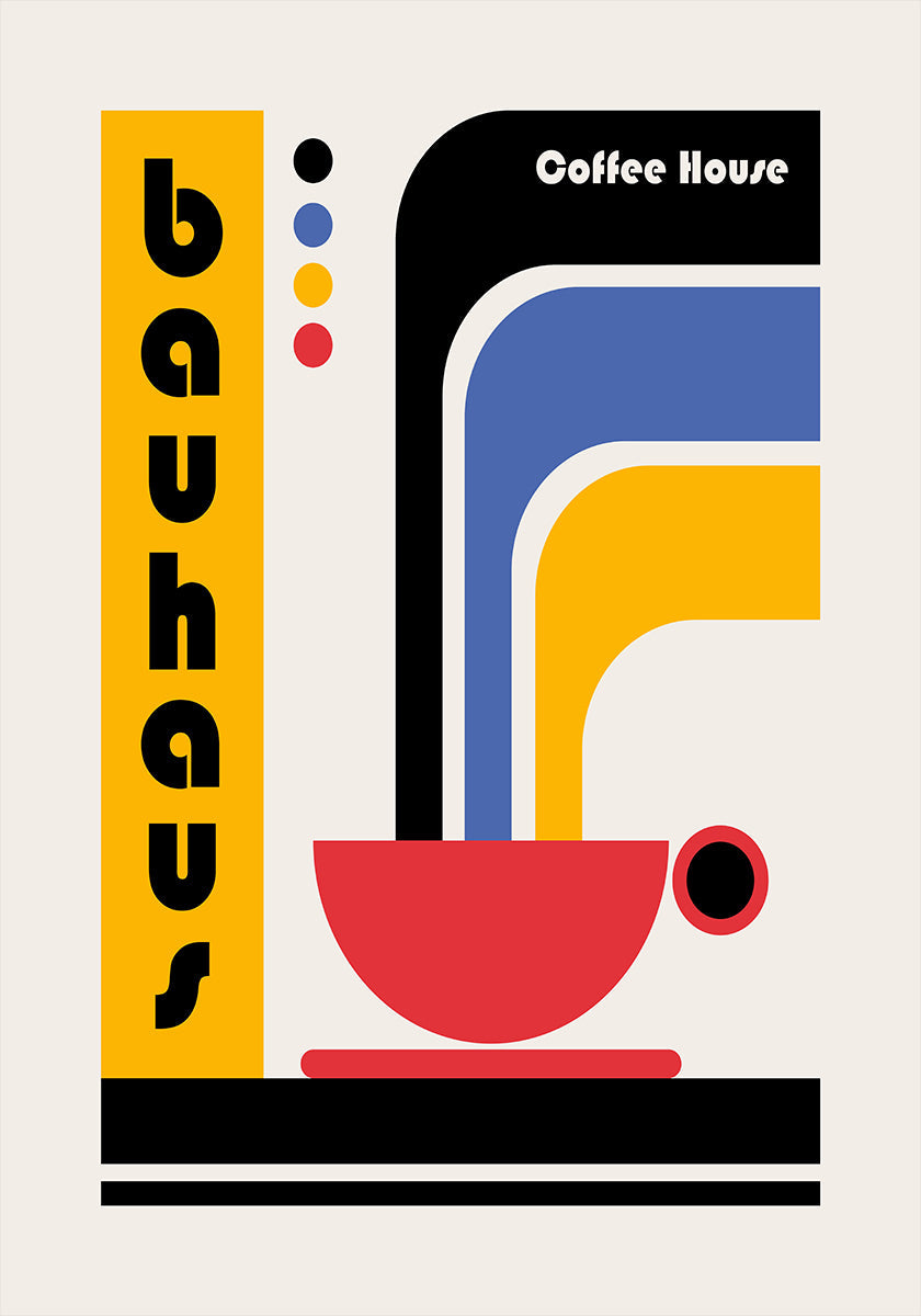 Bauhaus Coffee House Plakat