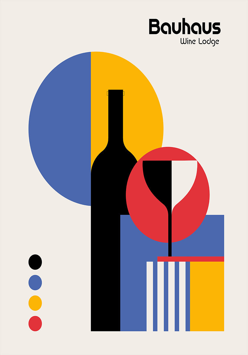 Bauhaus Wine Lodge Plakat