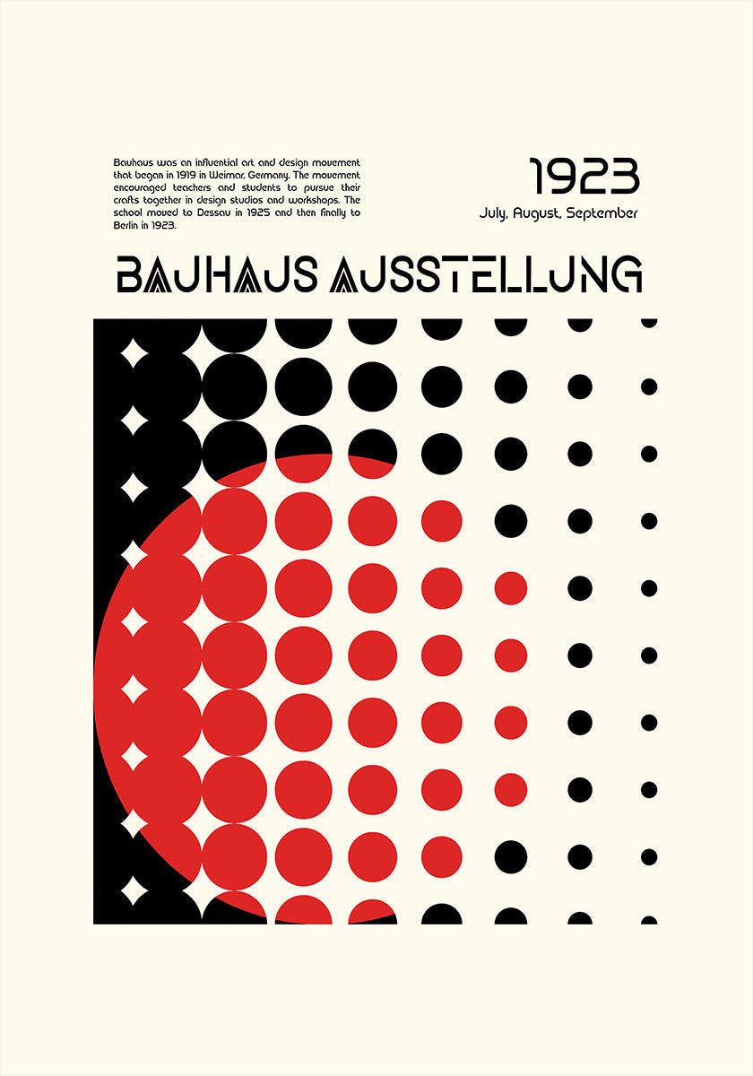 Bauhaus Ausstellung Plakat