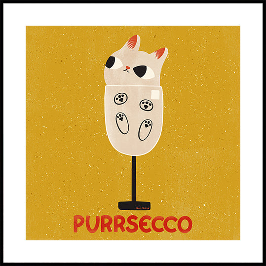Purrsecco Plakat