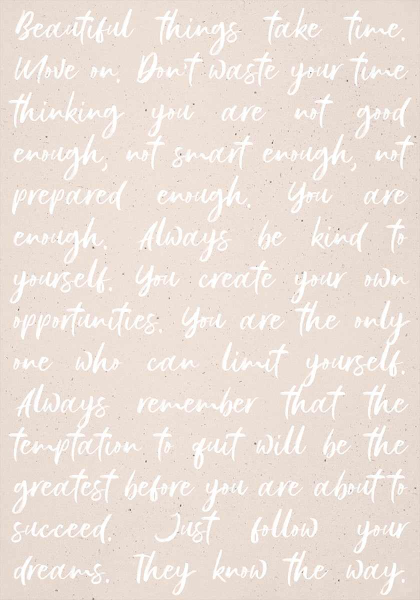 Motivational Quotes Plakat