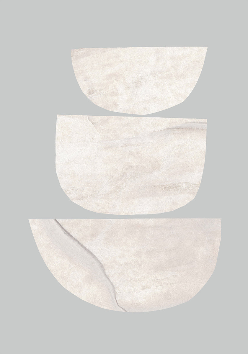 Textured Organic Shapes Plakat