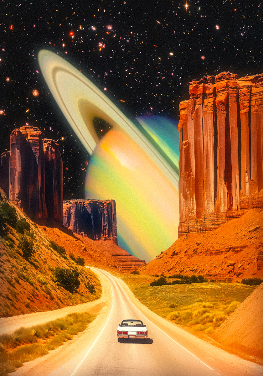 Road Trip to the Rings of Infinity Plakat