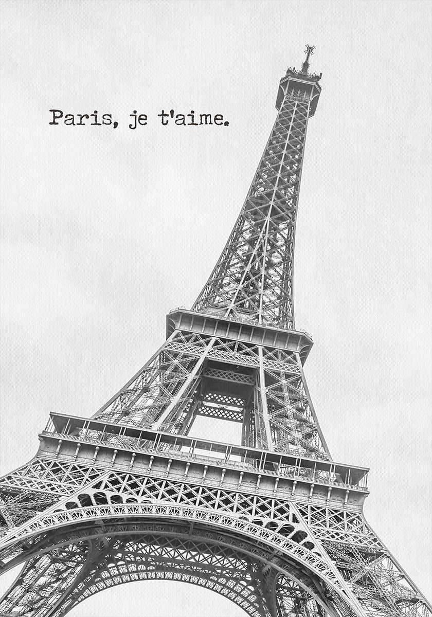 Paris, je t‘aime Plakat