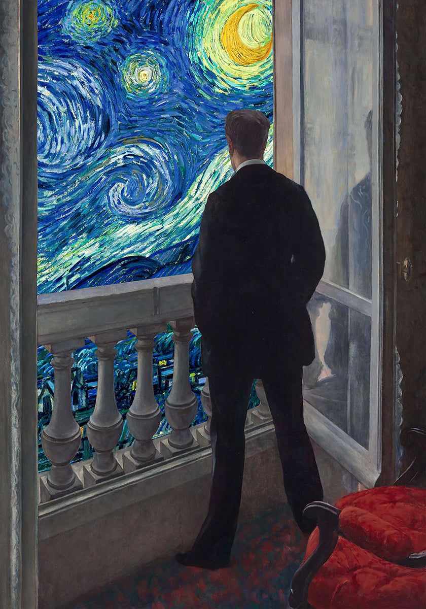 Starry Night View Plakat