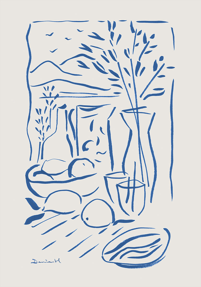 Medataranian View Plakat