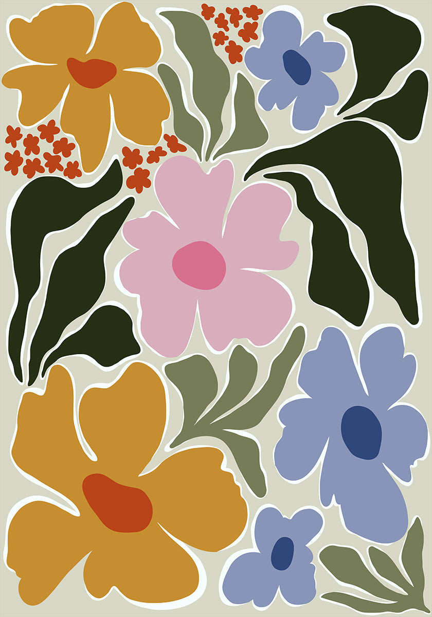 Nostalgic Flora Plakat