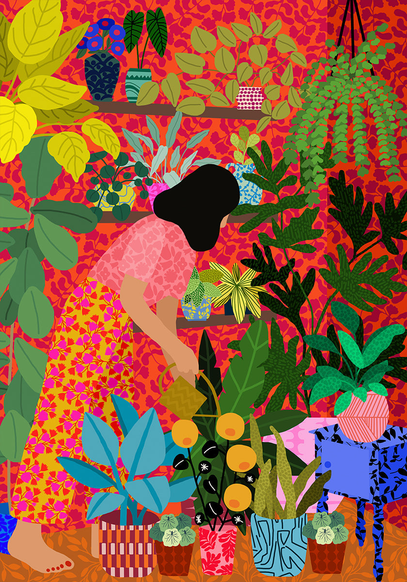 Watering My Plants Plakat