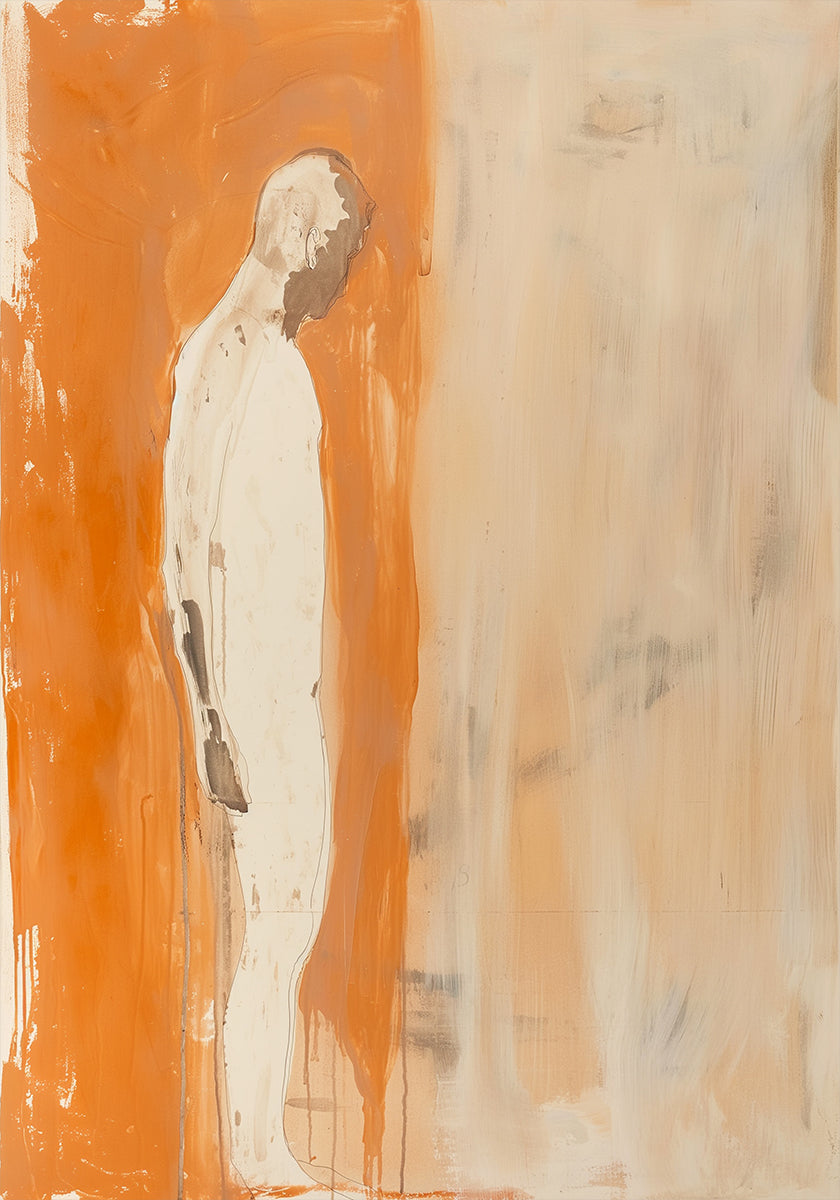 The Man In Orange Plakat