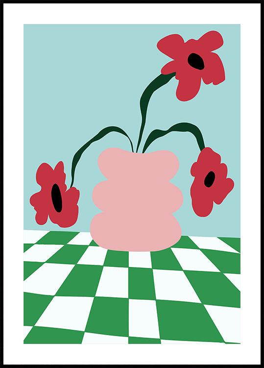 Bold Clay Florals Plakat