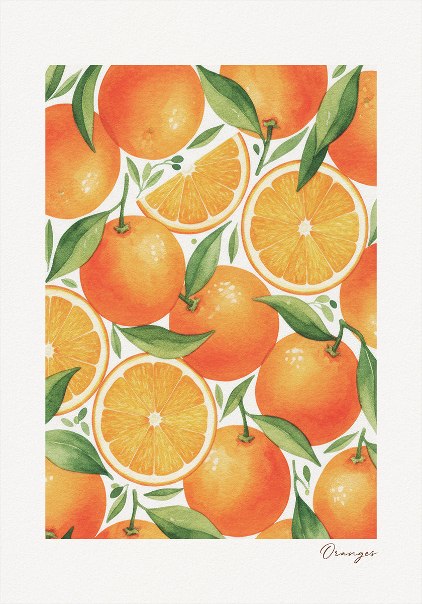 Framed Oranges Plakat