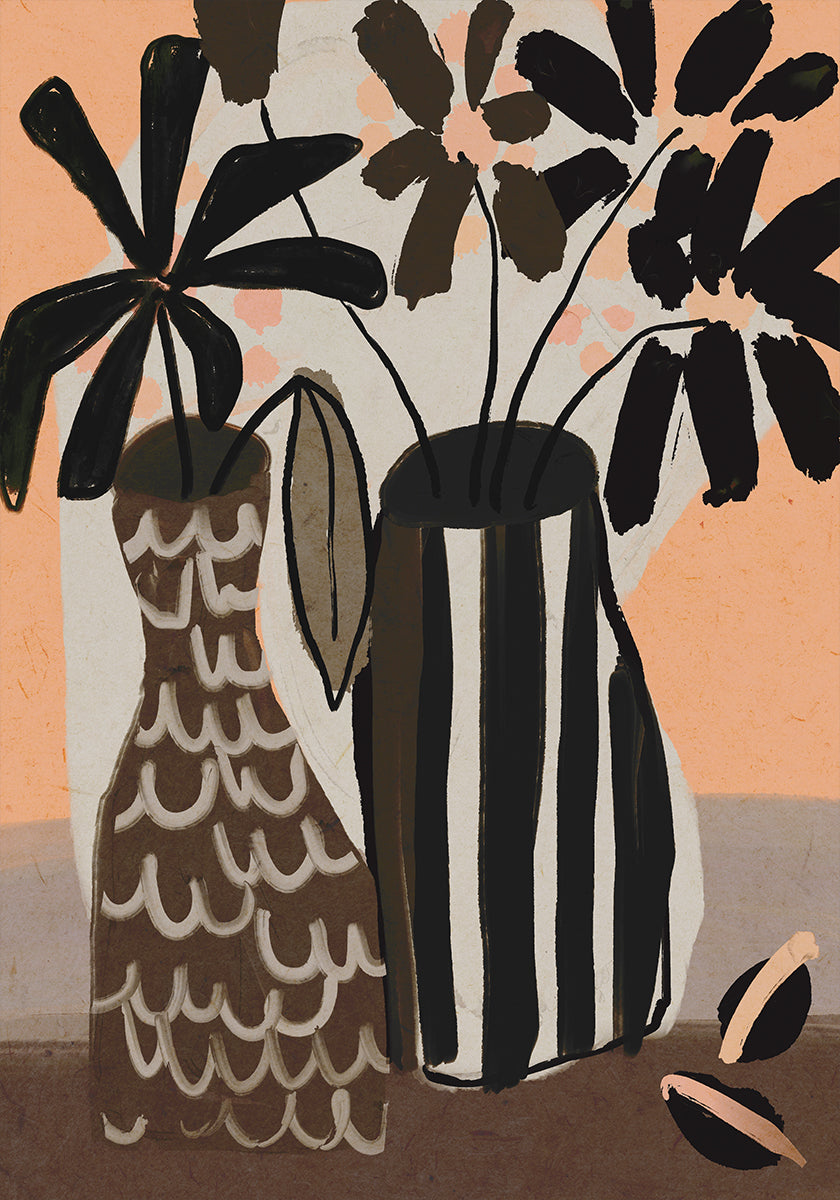 Striped Vases Bloom