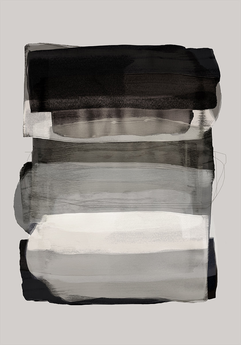 Abstract Brush Strokes 79 Plakat