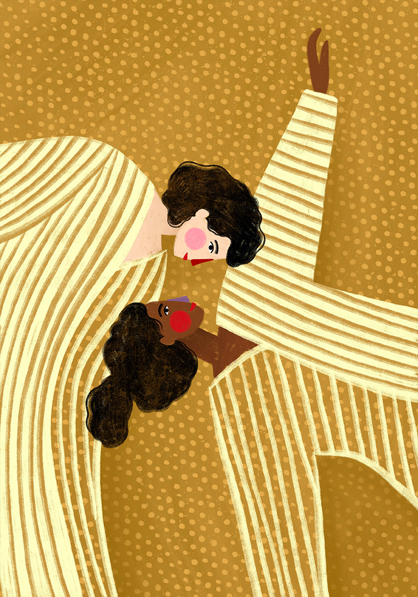 Two Line WomenPlakat