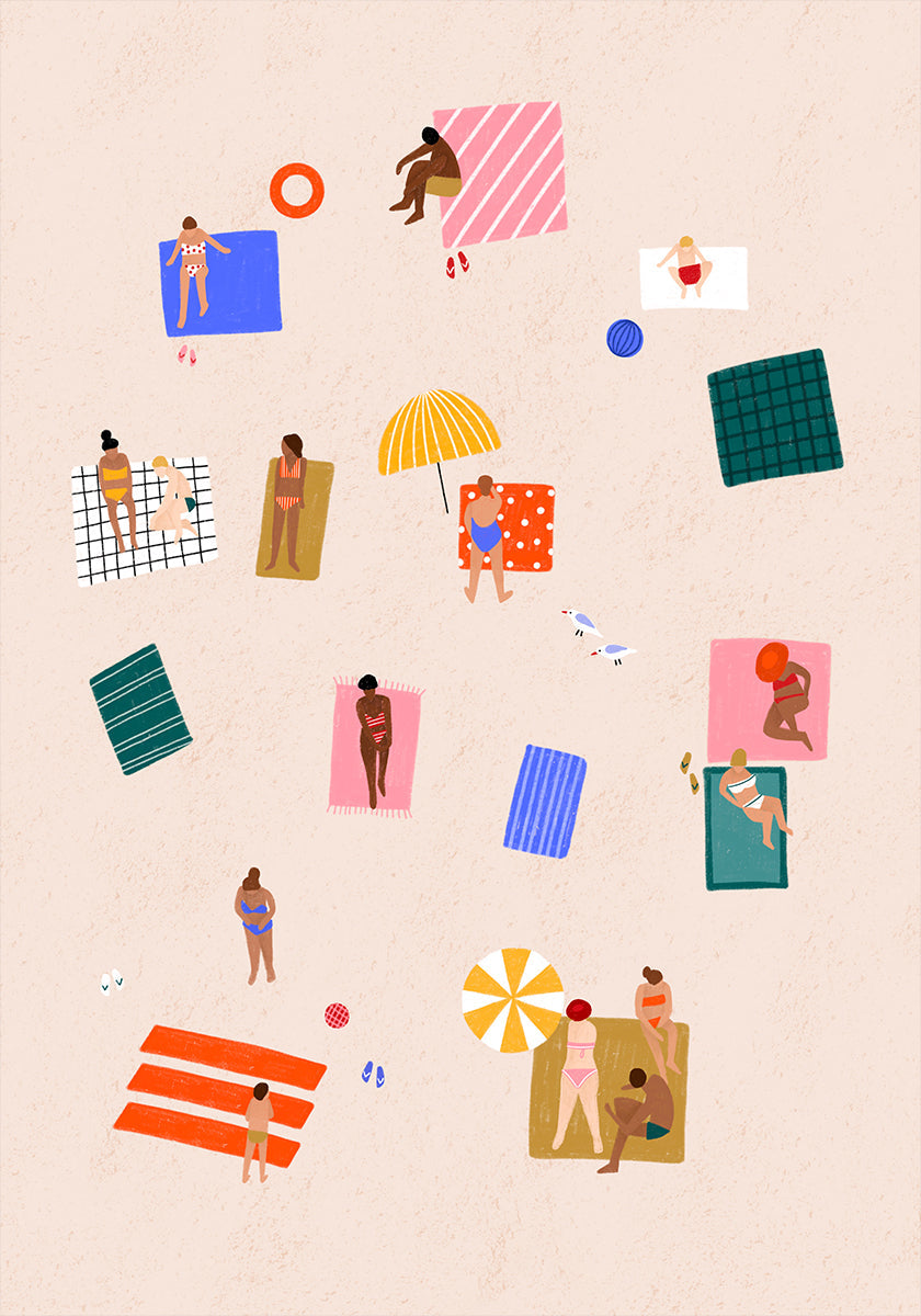 Beach Towel Harmony Plakat