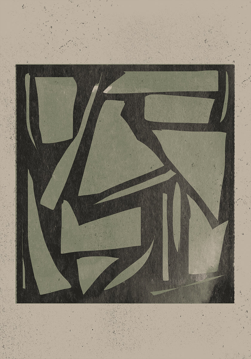 Abstract Fragments Plakat