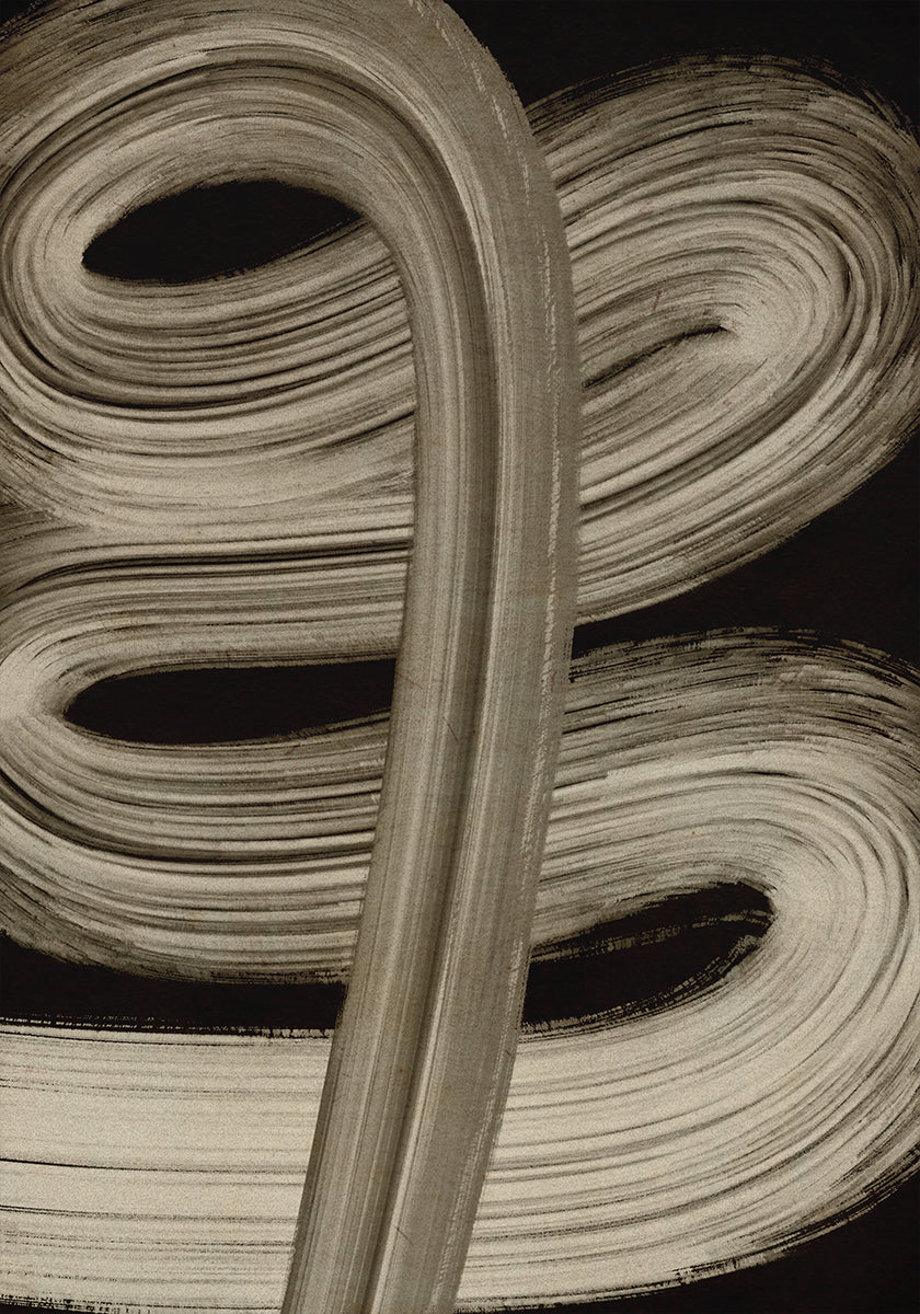 Flowing Strokes Plakat