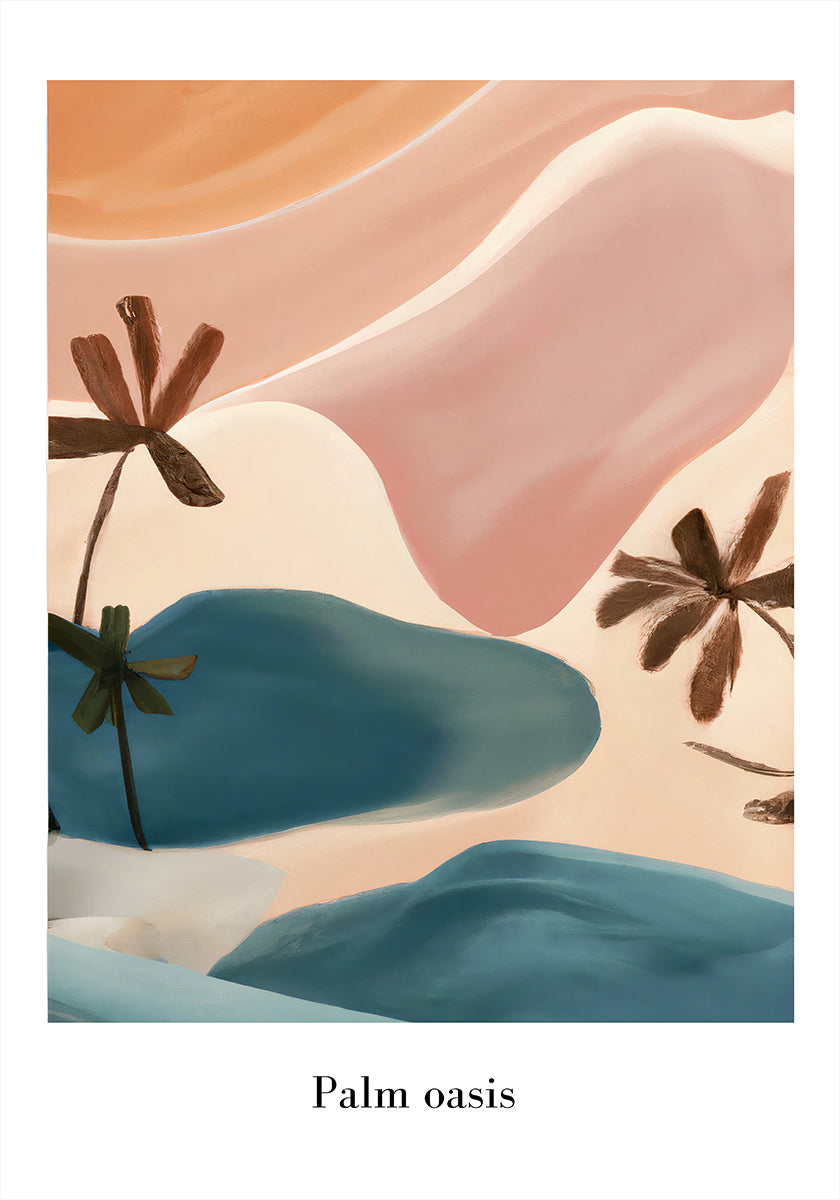 Palm Oasis Plakat