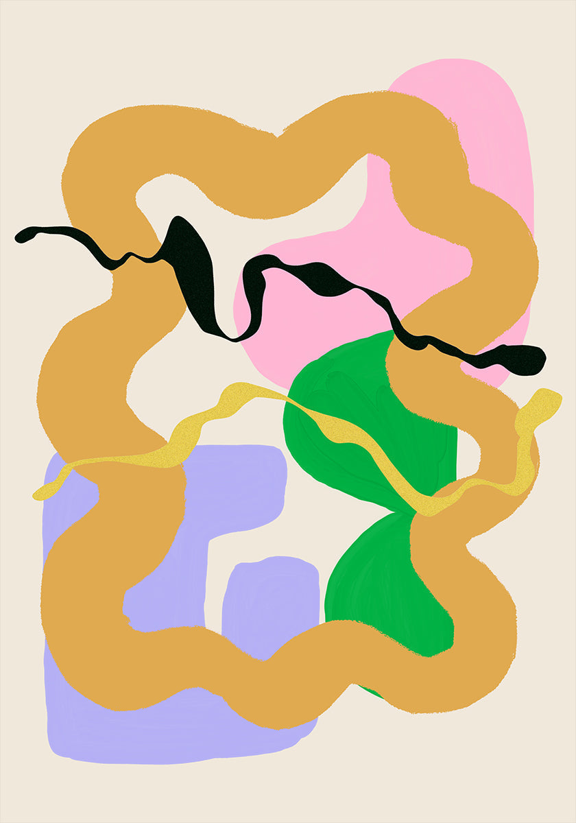 Colorful Whirl Plakat