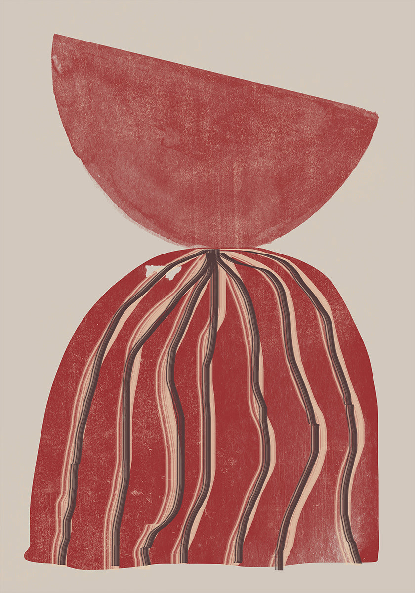 Crimson Silhouette Plakat