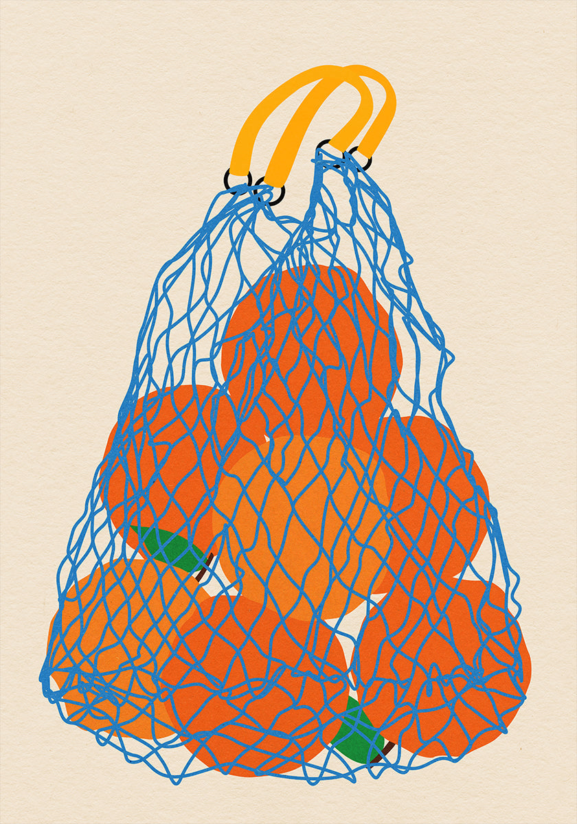 Oranges In a Net Bag Update 24 Plakat